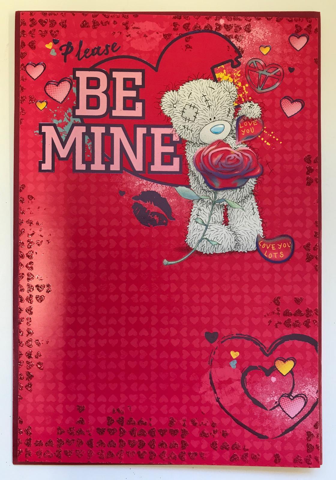 Be Mine Me to You Tatty Teddy Bear Valentine's Day Card