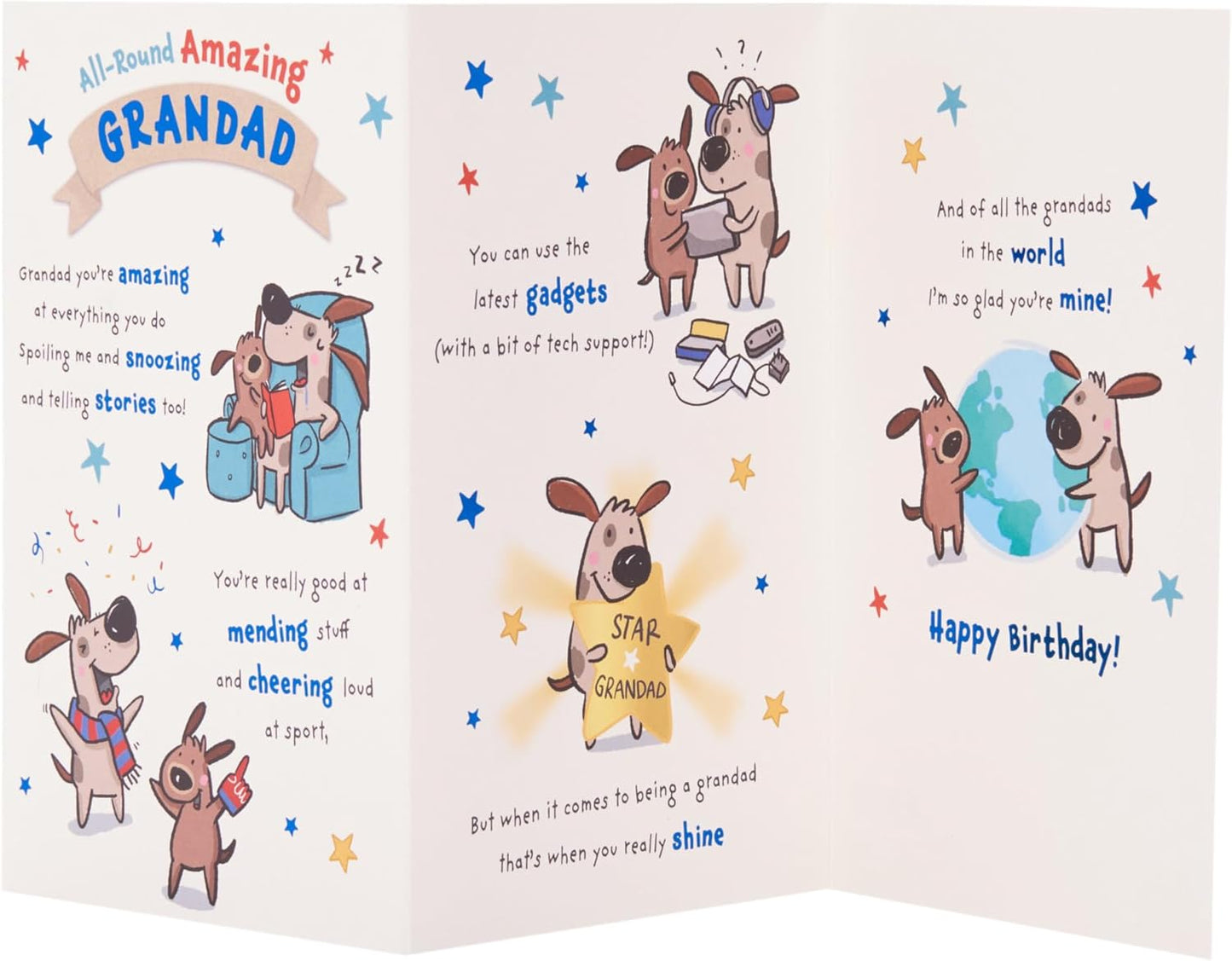All-Round Amazing Design Grandad Birthday Card