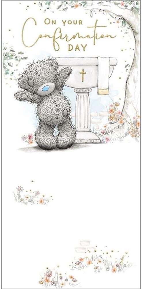 Bear At Font On Your Confirmation Day Card
