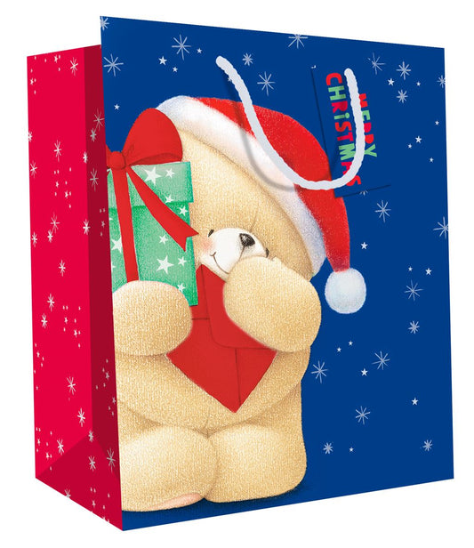 Forever Friends Christmas Medium Gift Bag