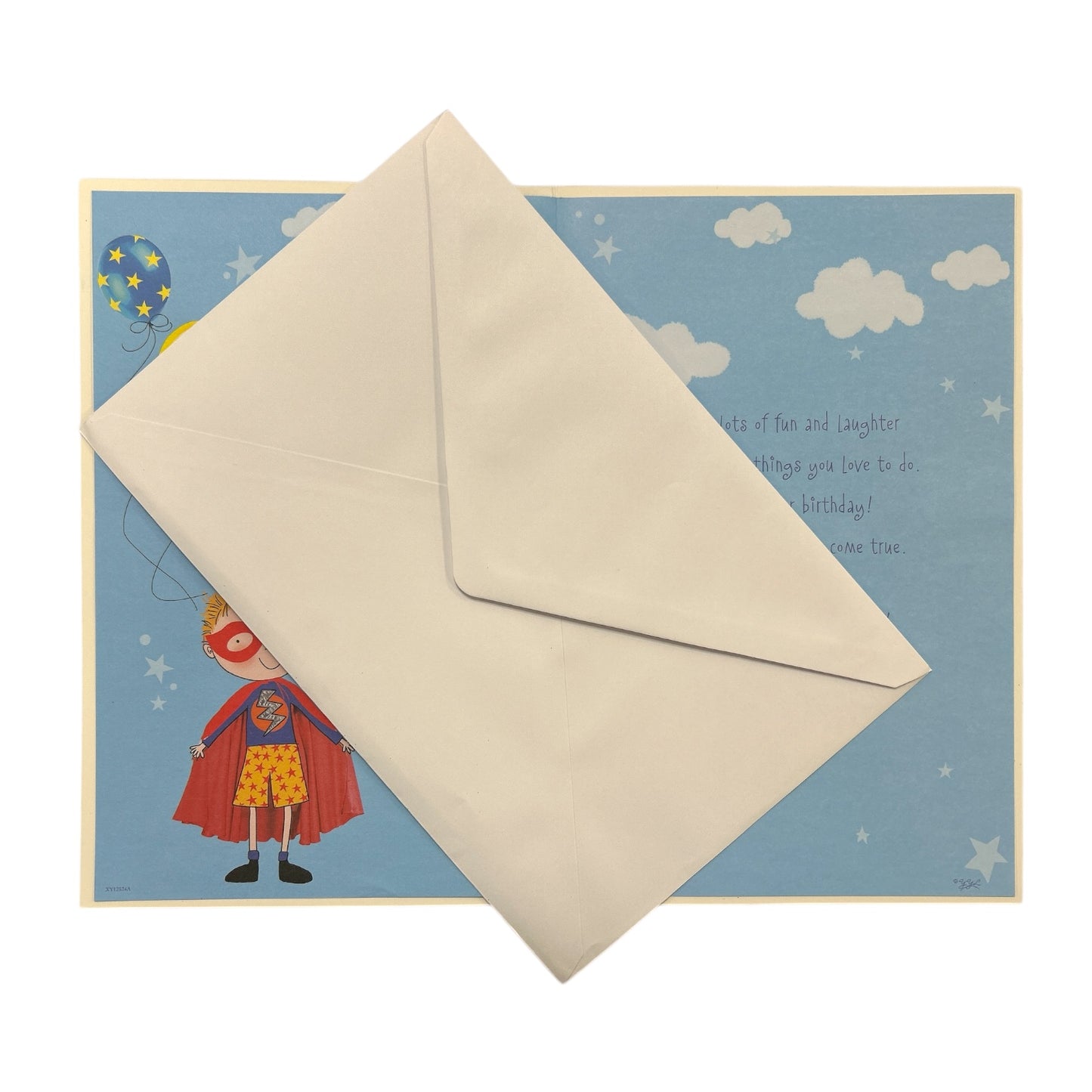 For Son Age 3 Superhero Theme Juvenile Birthday Card With Badge