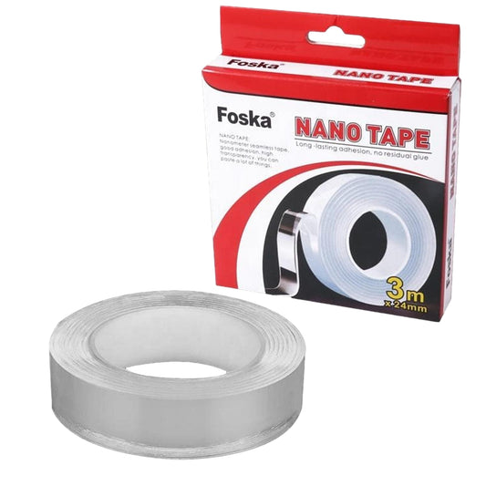 Transparent Multi-functional Strong Adhesive Nano Tape 2.4cm x 3m