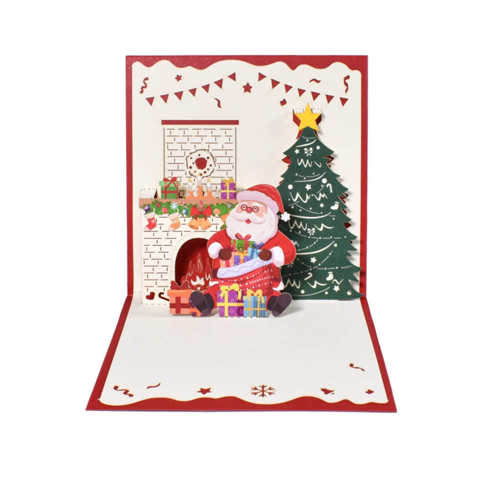 Santa’s Cozy Corner 3D Pop Up Christmas Card