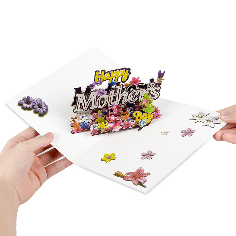 Love in Full Bloom Floral Butterfly 3D Pop Up Mother's Day Card