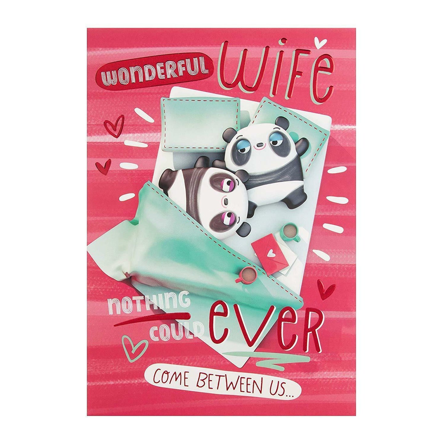 Wonderful Wife 'Come Between Us' Valentine's Day Card