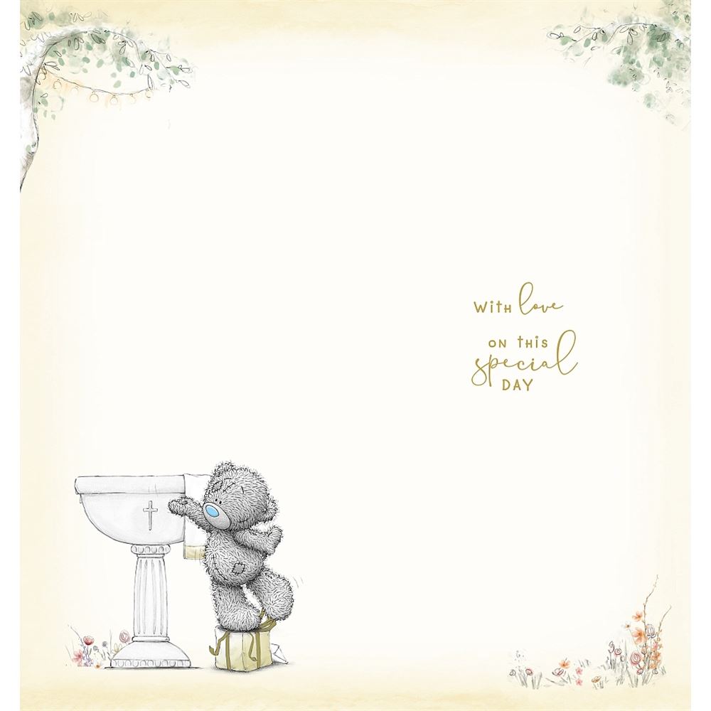 Bear At Font On Your Confirmation Day Card