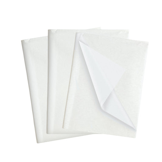 Pack of 180 White Acid Free 50 x 70cm Tissue Paper Sheets