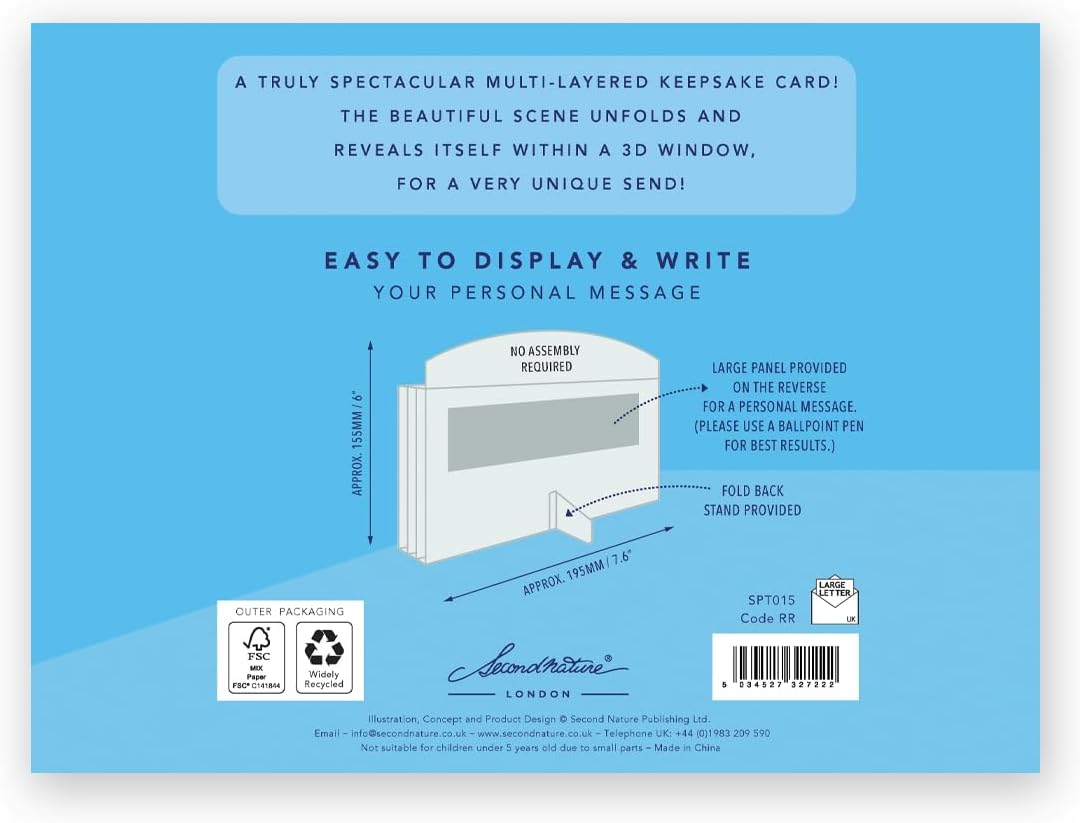 Spectacular 3D Space Out Of This World Son Birthday Card 