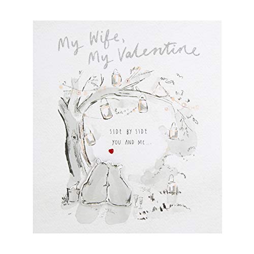 Wife Valentine's Day Card 'Side By Side'