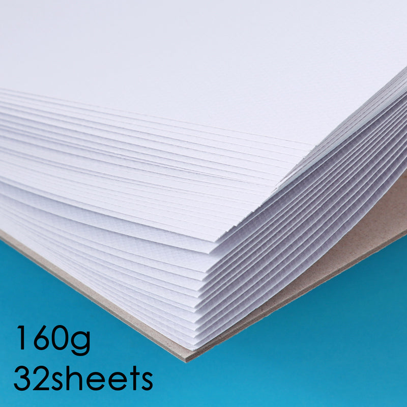 A3 32 Sheets Side Spiral Open Gouache Pad