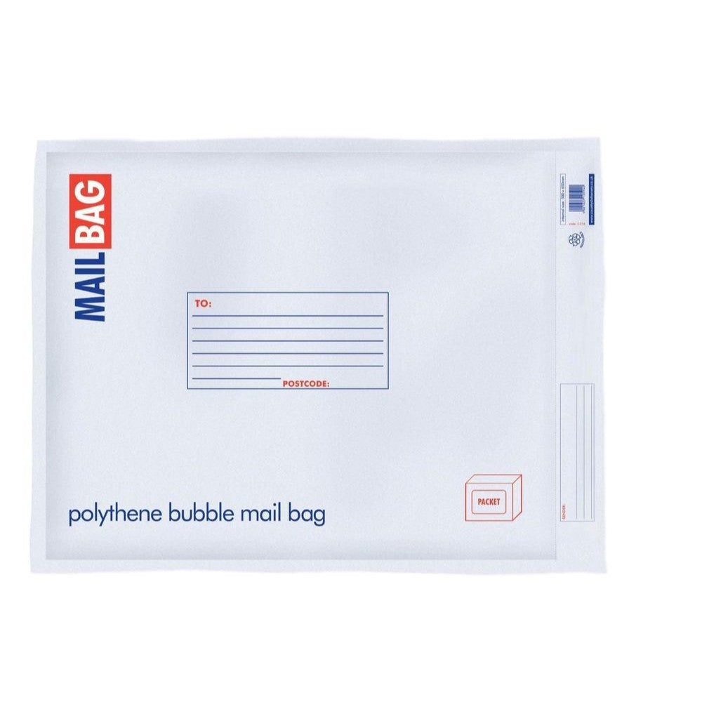 Pack of 10 Jumbo Polythene Bubble Mail Bags 500 x 650mm