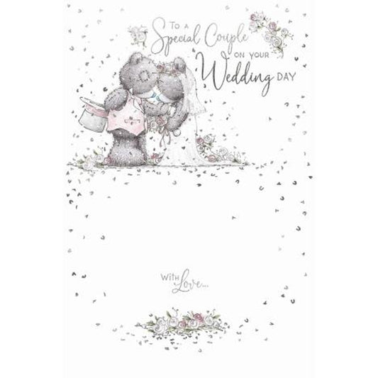 Bear Bride And Groom Special Couple Me to You Bear Wedding Day Card