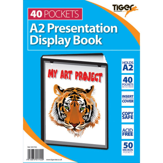 A2 40 Pockets Presentation Display Book
