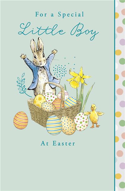 Special Little Boy Peter Rabbit Easter Card