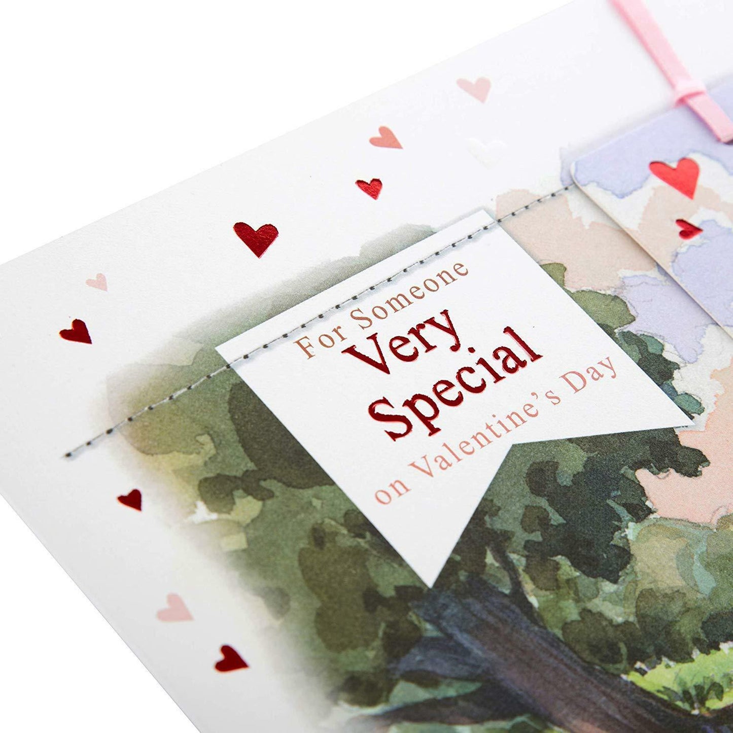 'Detachable Bookmark'  Valentine's Day Card