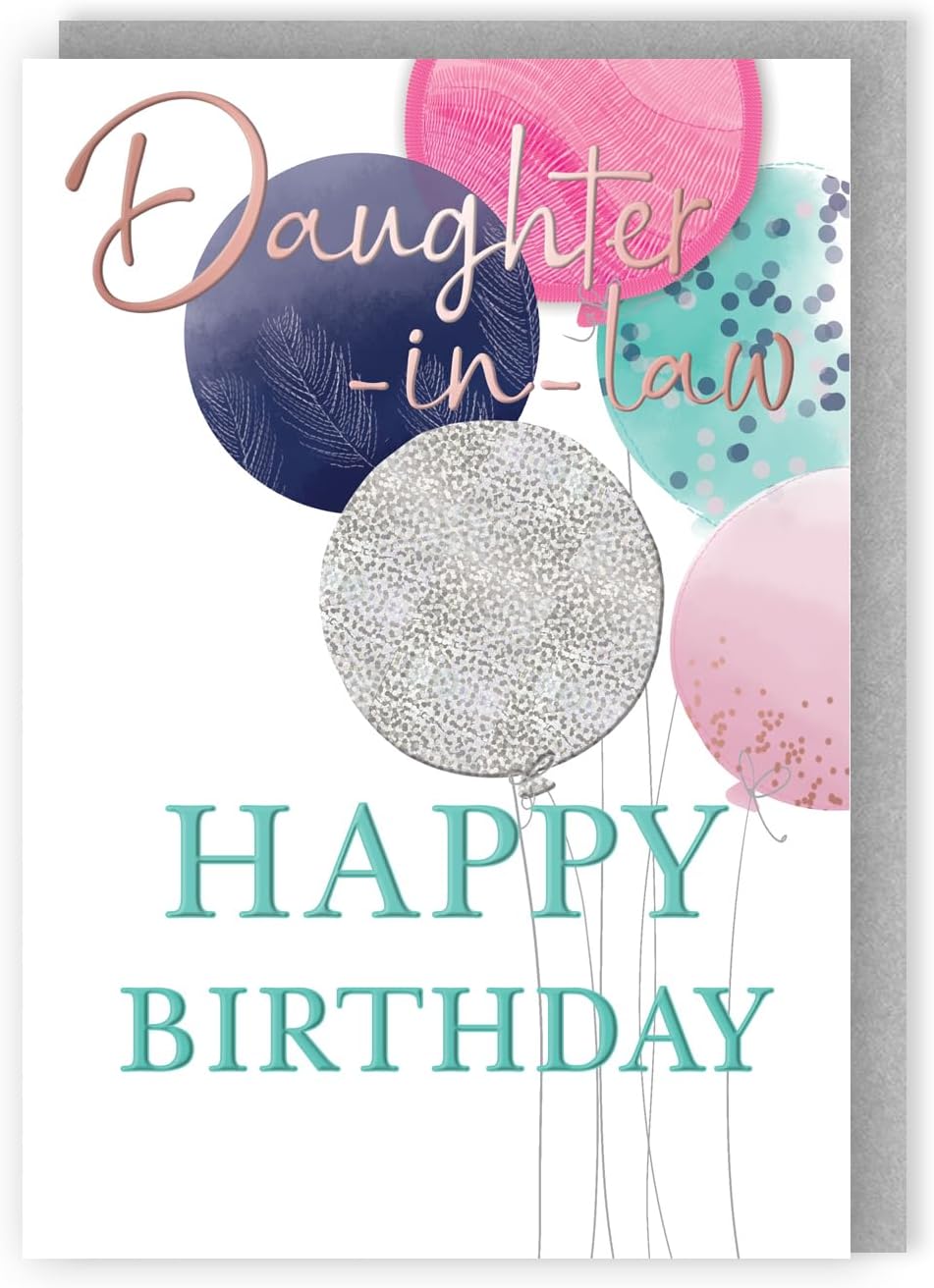 Balloony Bliss! Daughter-in-Law Happy Birthday Card
