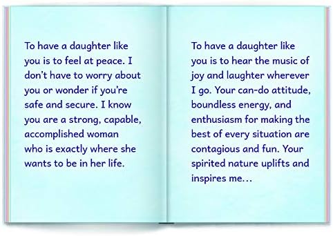 Little Keepsake Book "A Daughter is Life's Greatest Gift" for Birthday, Graduation, Christmas