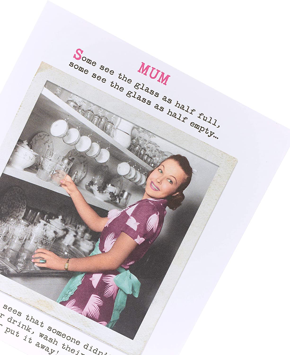 Mum Vintage Photo Design Mother's Day Card