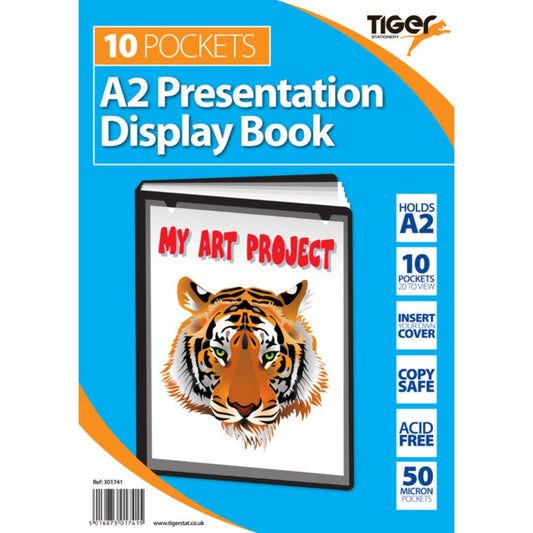 A2 10 Pockets Presentation Display Book