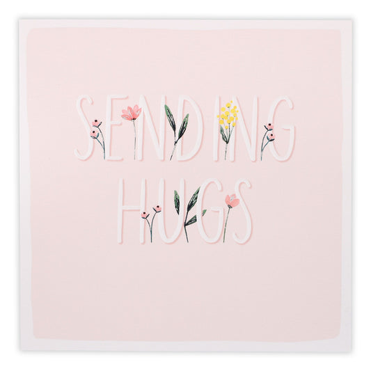 Thinking Of You Sending Hugs Open Card