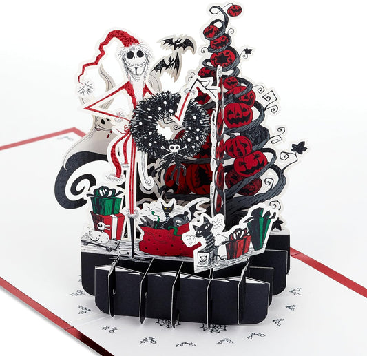 Jack Skellington Zero Design 3D Pop Up Nightmare Before Christmas Card