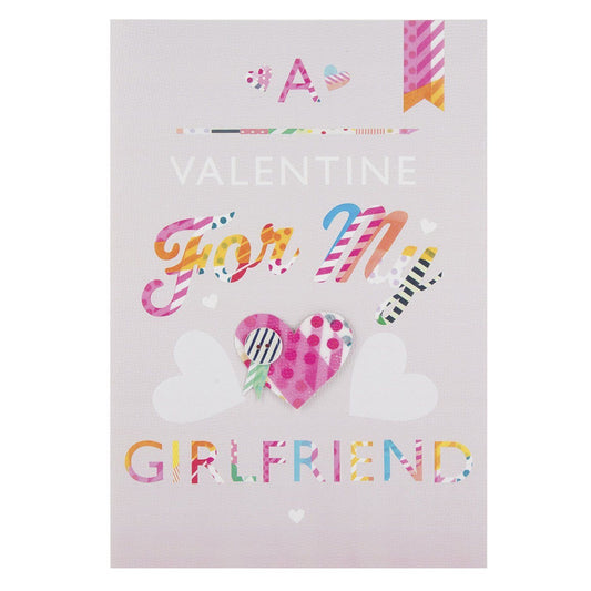 Hallmark Valentine's Day Card For Girlfriend 'Any Time Any Place'