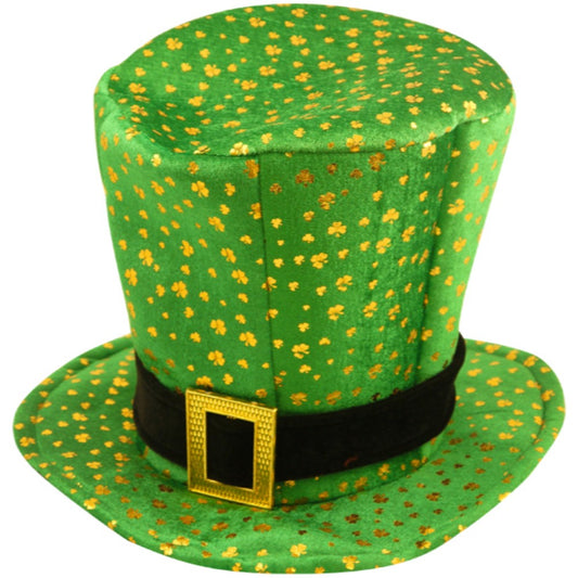 Irish Topper Leprechaun Hat with Buckle - St Patrick's Day