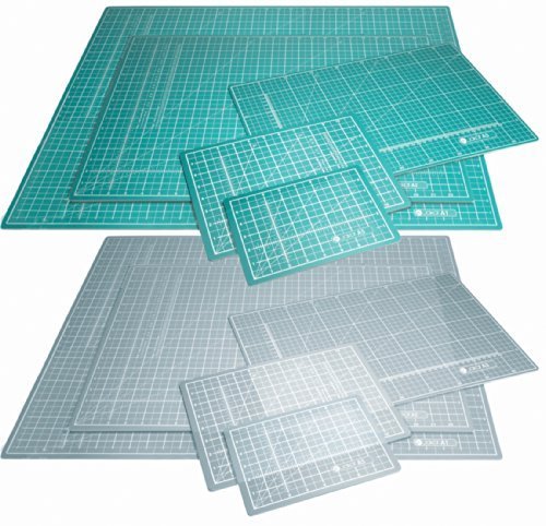 Jakar Green Self Healing Cutting Mat A4 Double Sided cm mm inch Imperial Metric Squared Quality Proffesional