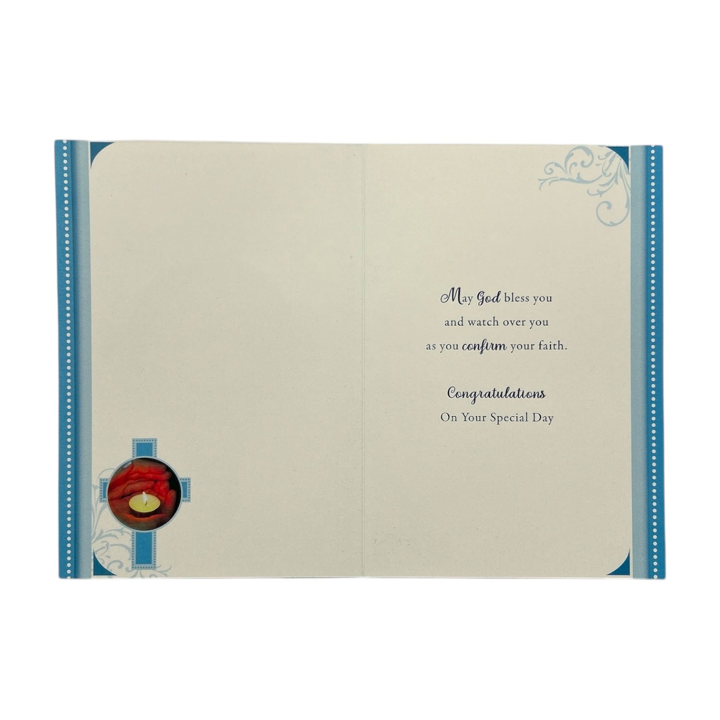 For Godson On Your Confirmation Light Of God Design Religious Greeting Card