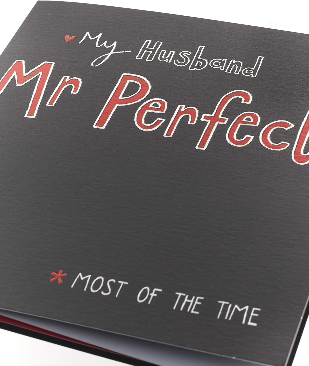 My Husband Mr Perfect Most Of The Time Valentine's Day Card
