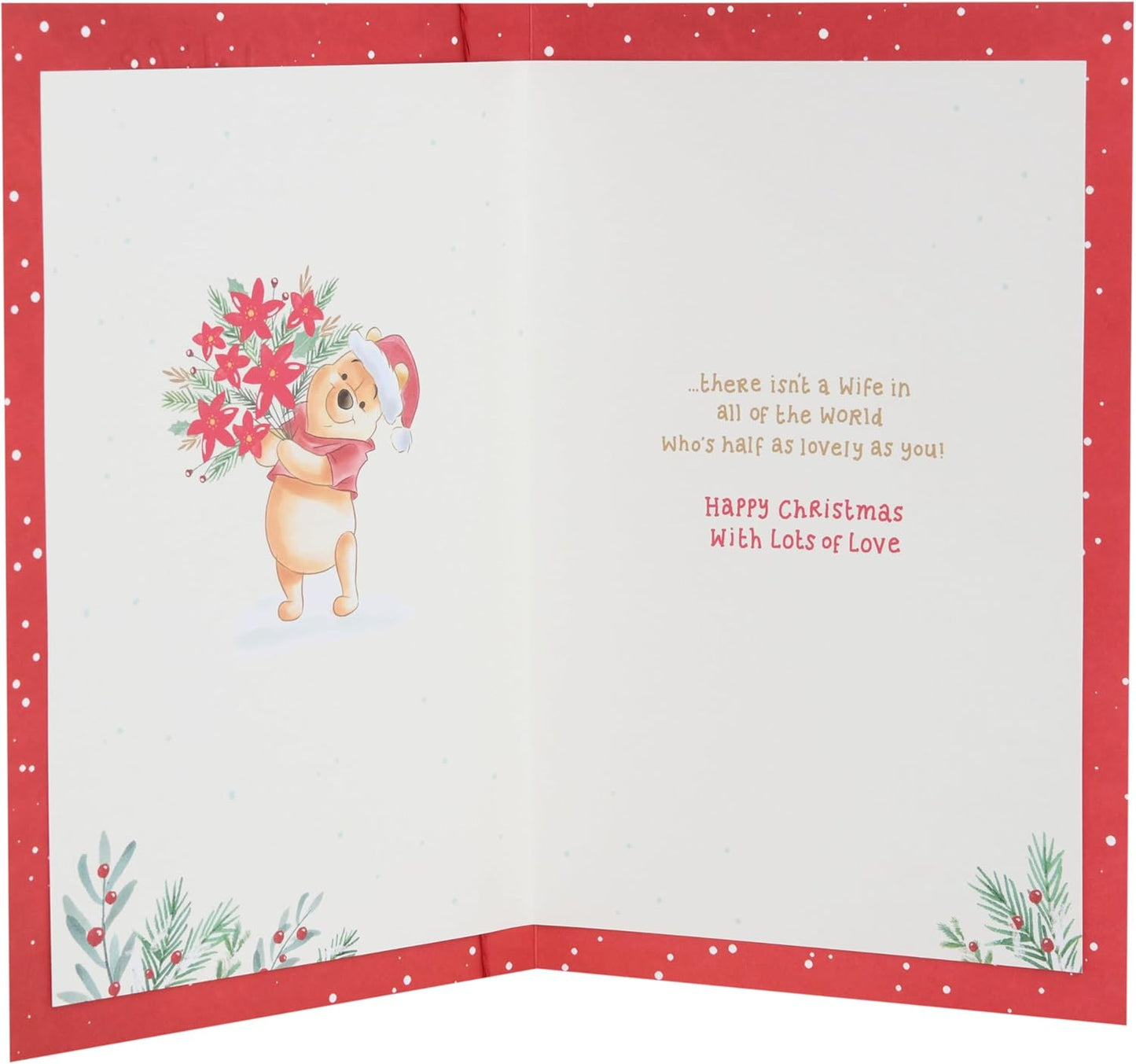 Winnie The Pooh Wife Christmas Card