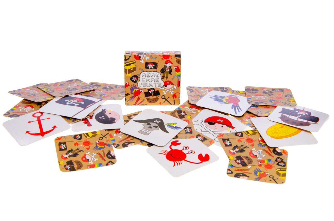 Box of 60 Pirate Mini Memory Games 28 Cards