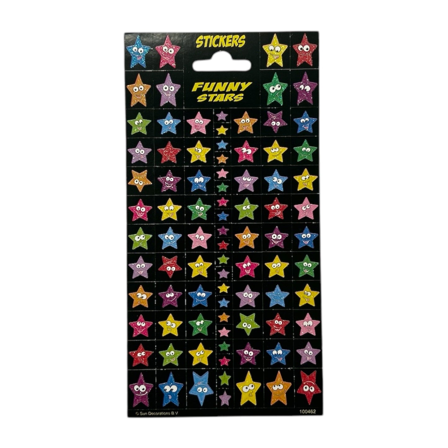 Pack of 5 Funny Stars Sticker Sheets