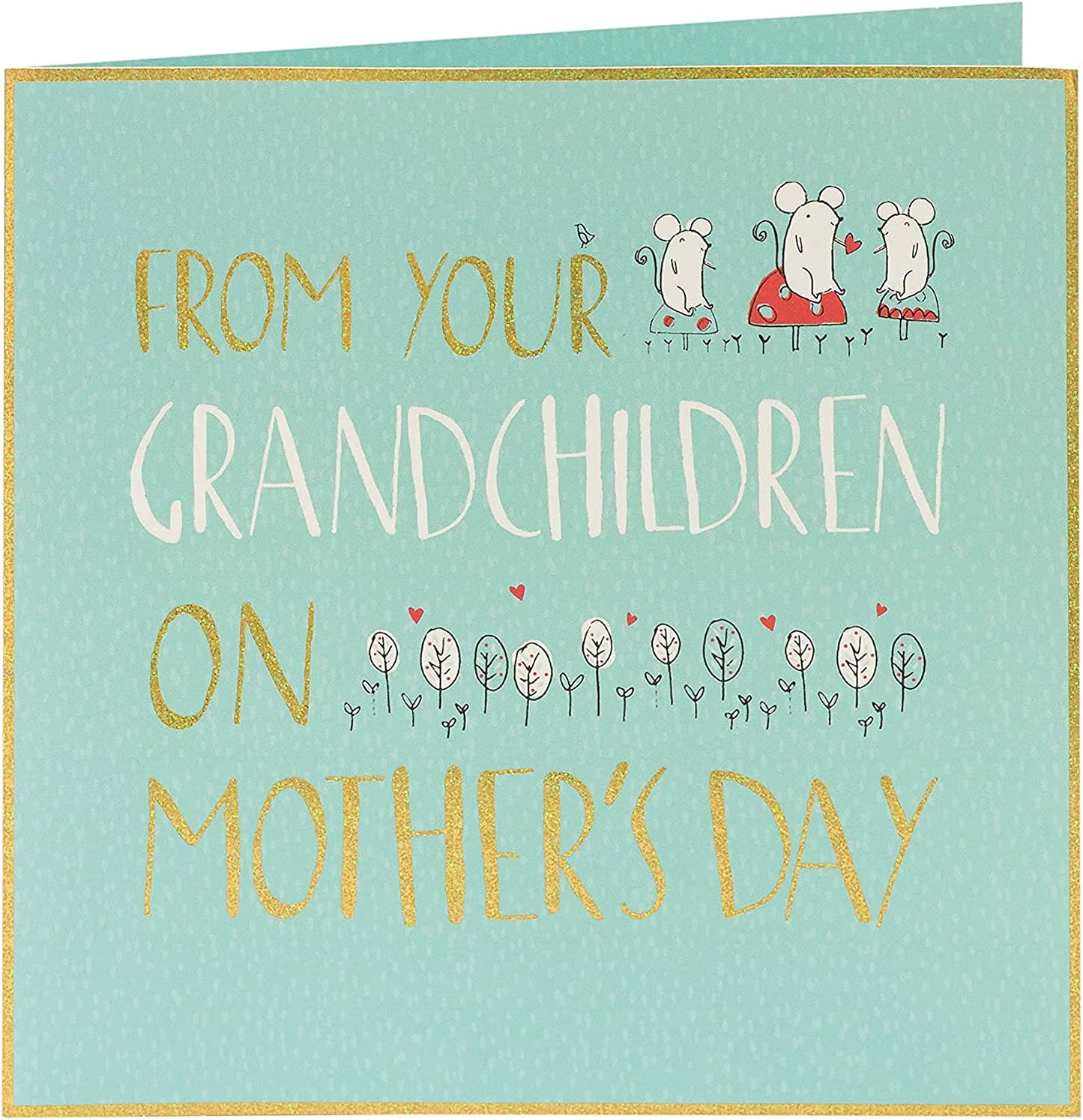 From The Grandchildren Cute Mice Design Mother's Day Card