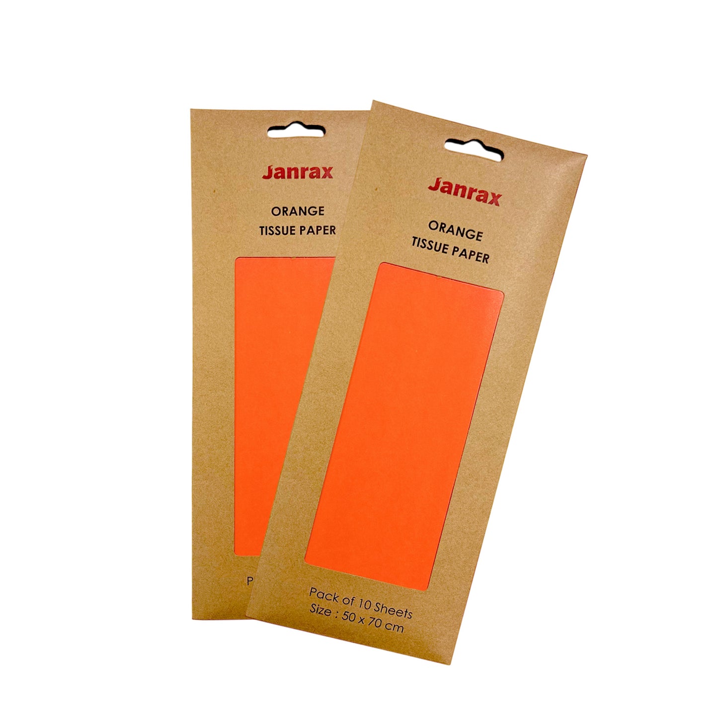 Pack of 800 Orange Acid Free 50 x 70cm Tissue Paper Sheets