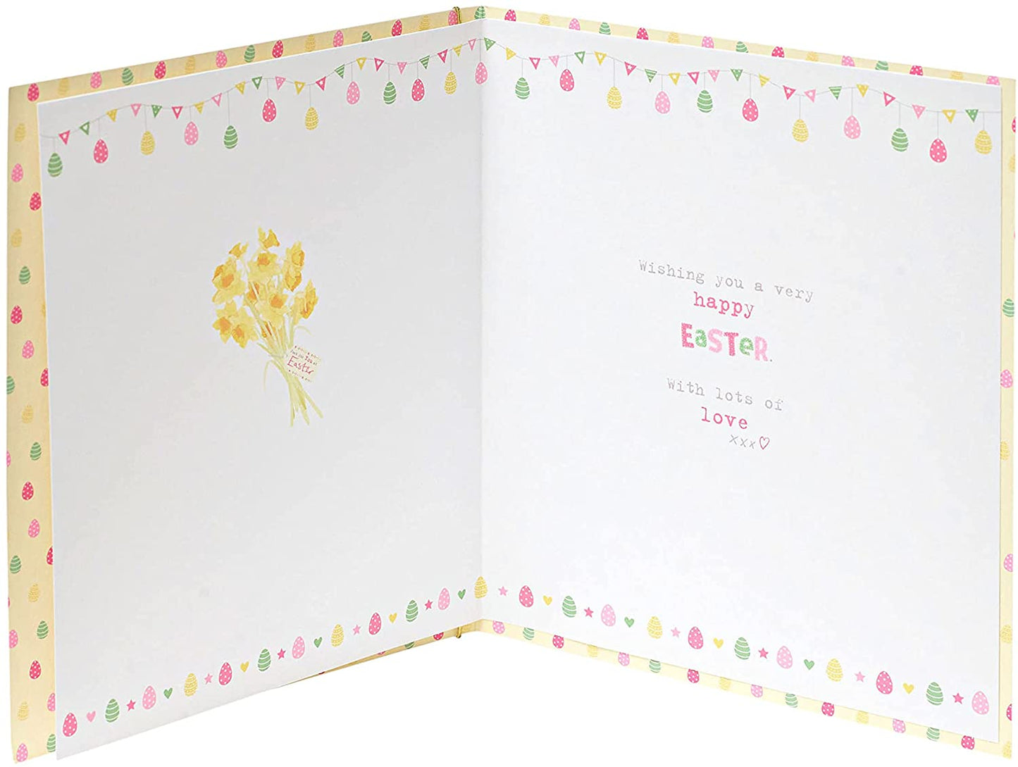 For A Lovely Mum Boofle with Bunch of Flowers Easter Card
