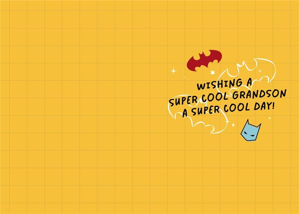 DC Batman Design Grandson Birthday Card