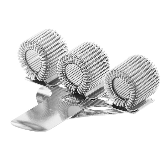 Triple Hole Metal Pen Holder With Pocket Clip - Doctors, Nurse, Uniform etc
