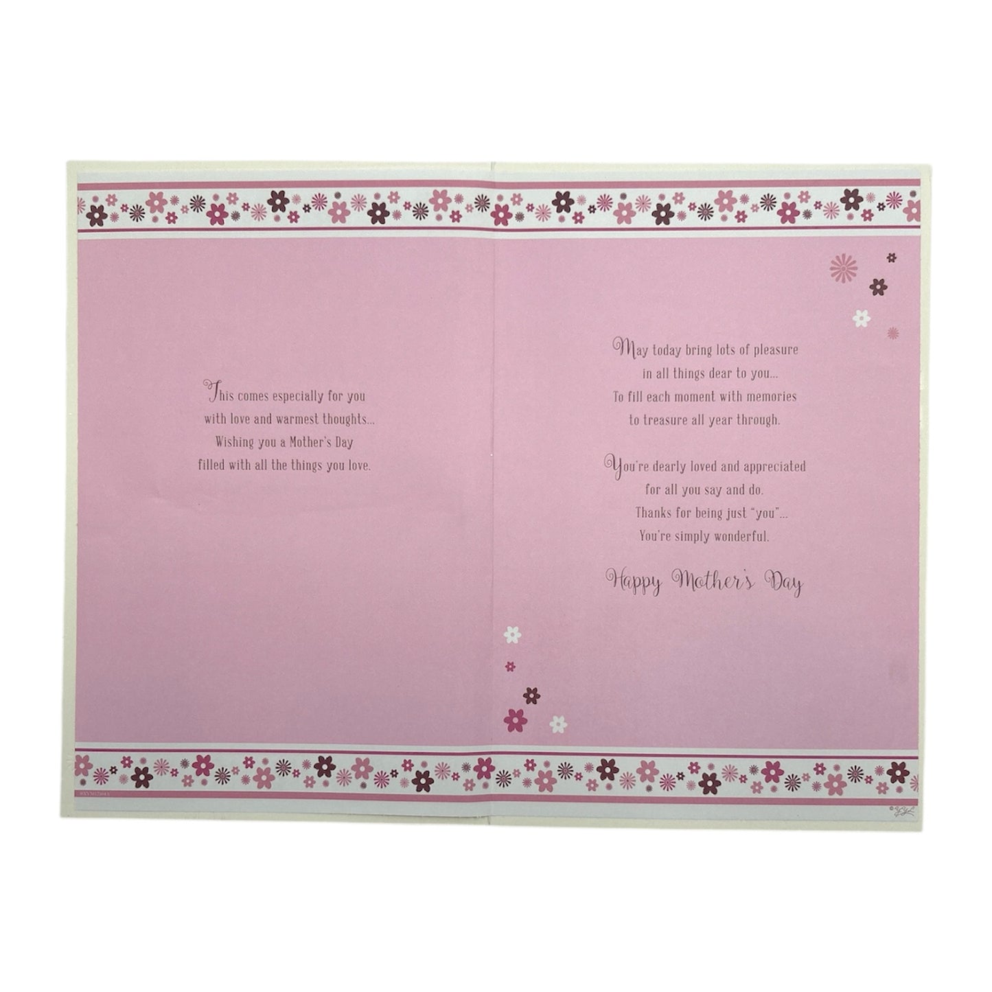 With Love To My Wife Glitter Heart Design Mother's Day Card