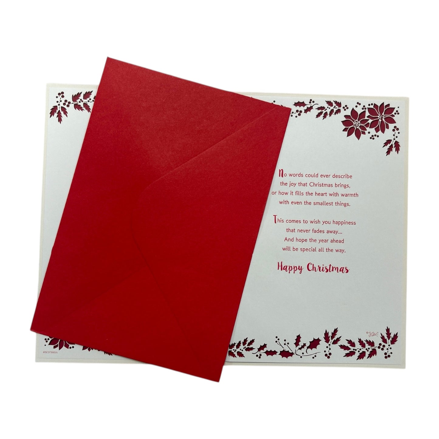 To The One I Love Festive Champagne & Ornaments Christmas Card