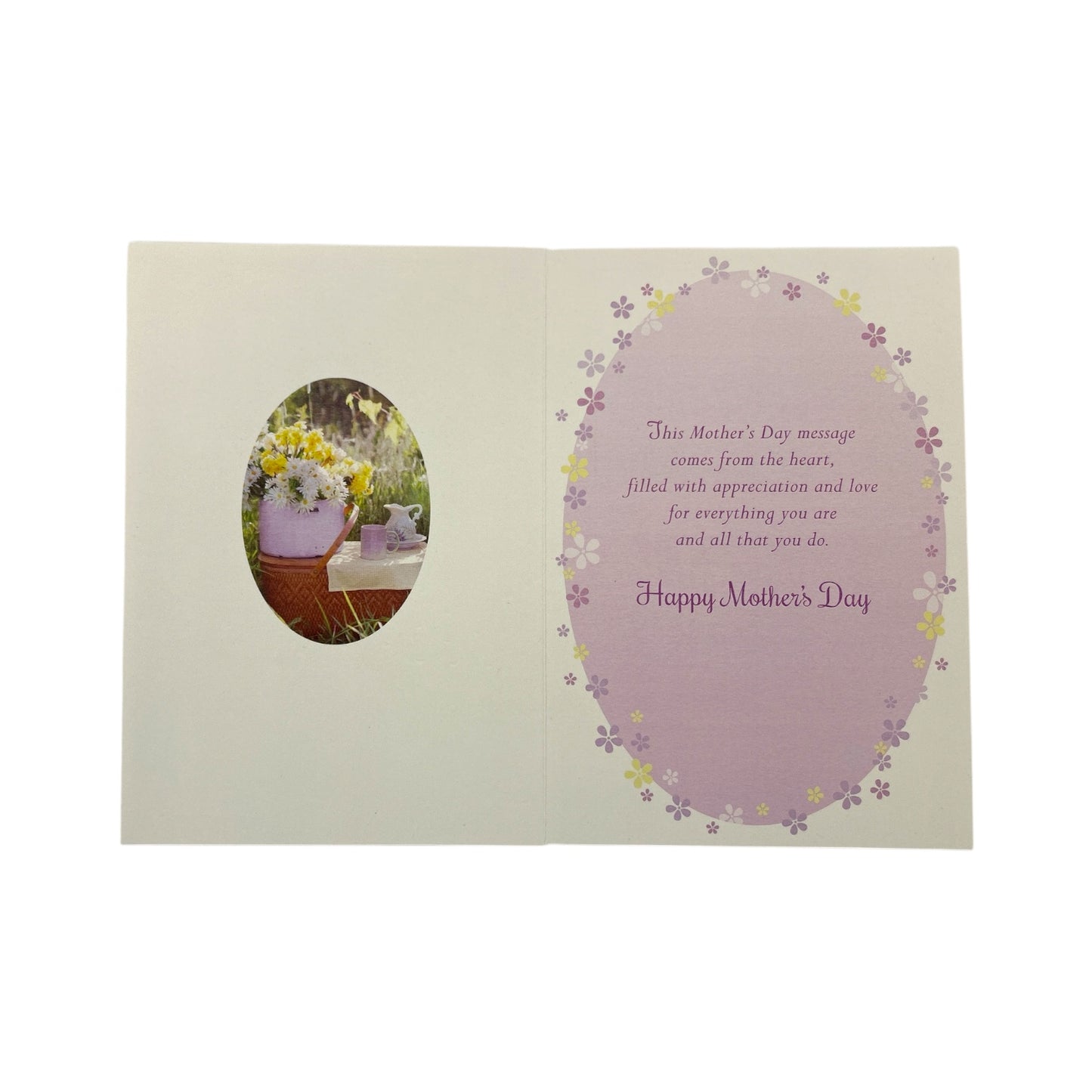 To A Dear Grandma Bright Spring Flowers Design Mother's Day Card