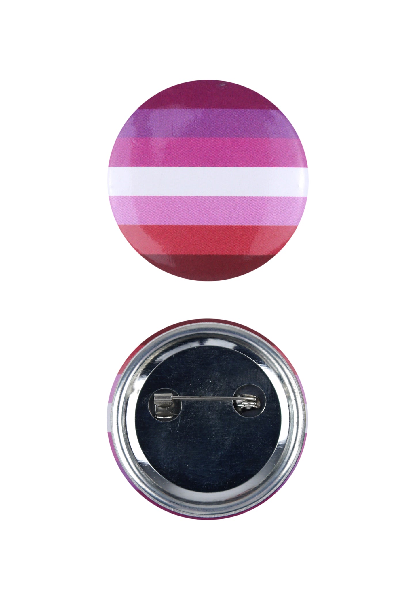 Pack of 12 Lesbian Pride Badges 4cm