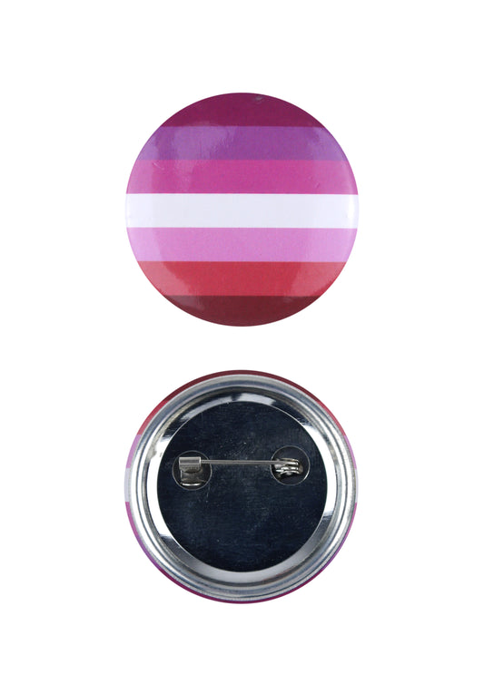 Pack of 12 Lesbian Pride Badges 4cm