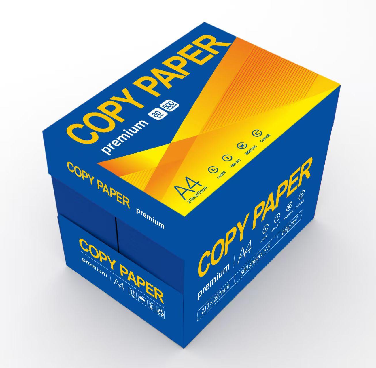 A4 Copier Paper 80gsm – 5 Reams (2500 Sheets) | High-Quality White Copy Paper for Inkjet, Laser Printers & Photocopiers