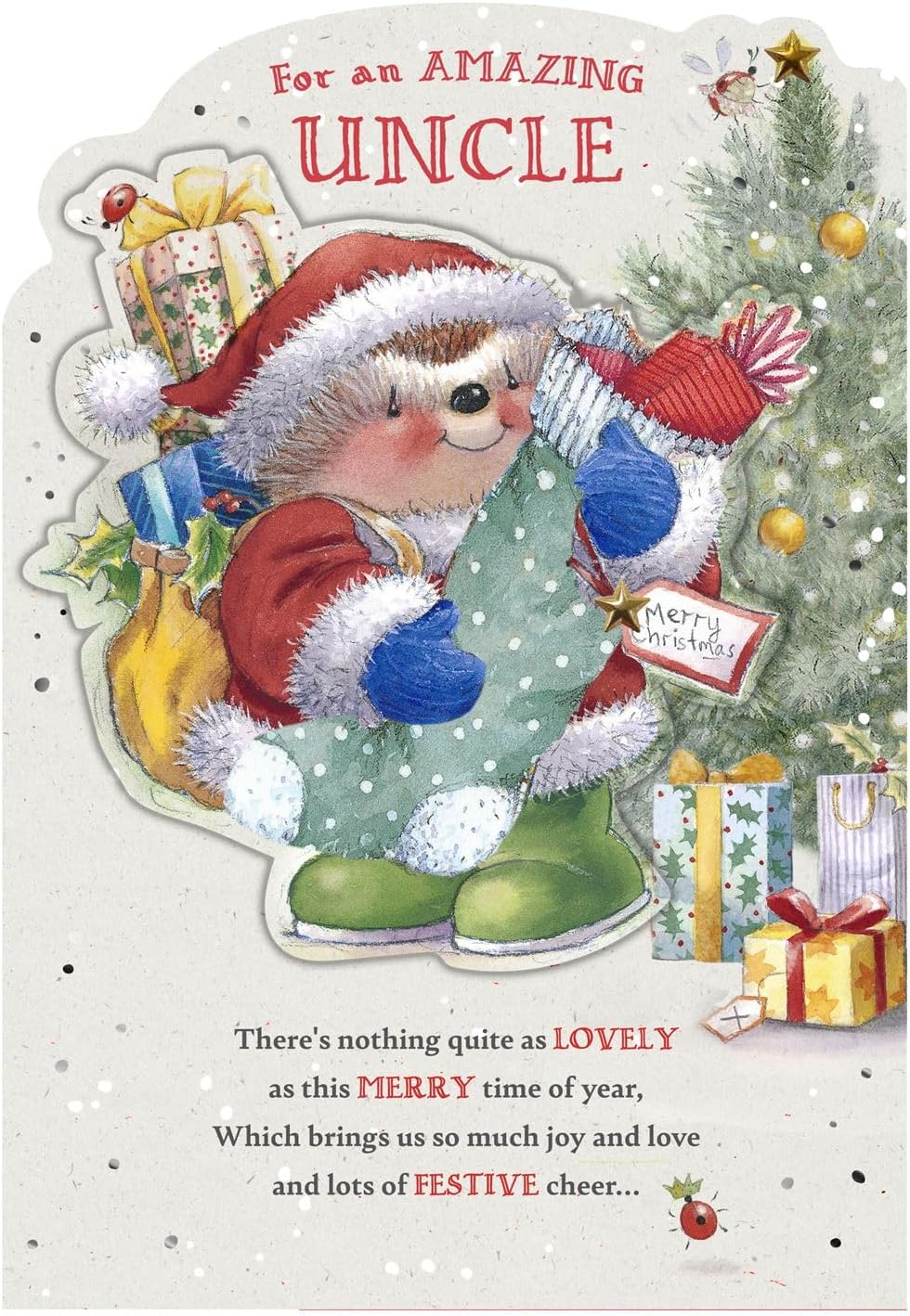 Country Companions Uncle Christmas Card