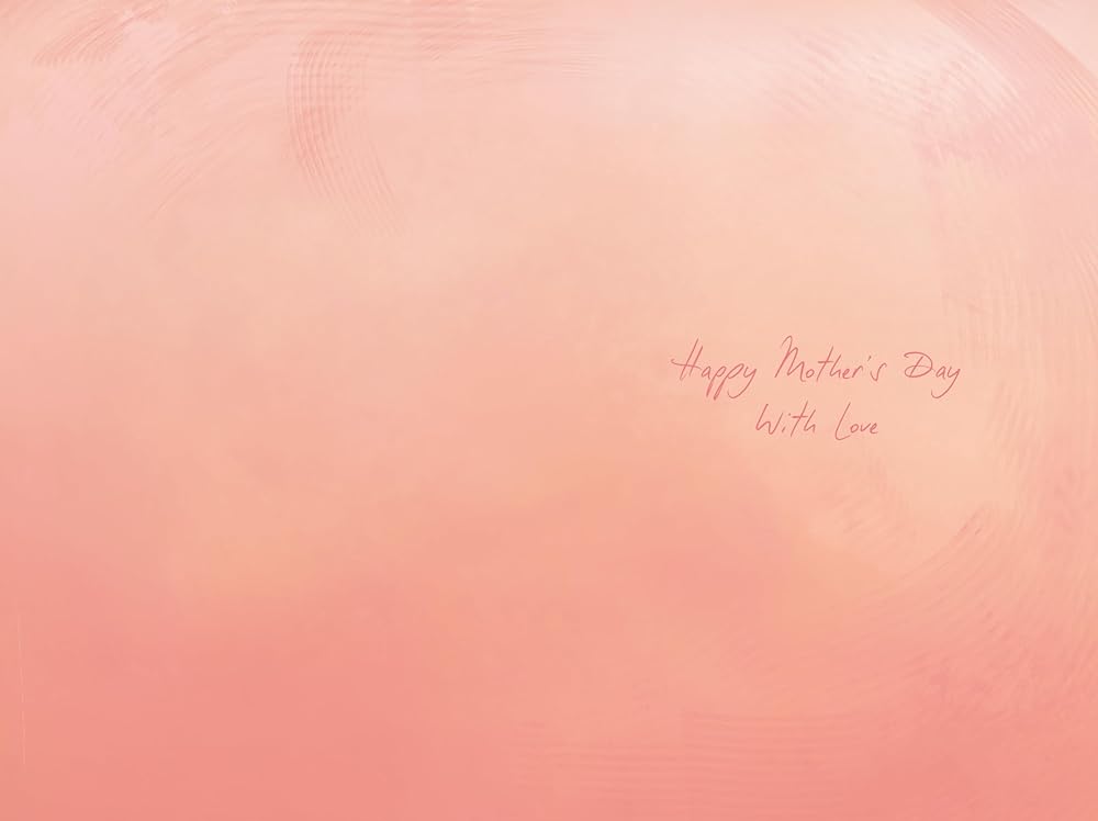 Bear And Hanging Hearts Softly Drawn Mum Mother's Day Card