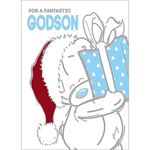 Fantastic Godson Me to You Bear Christmas Card