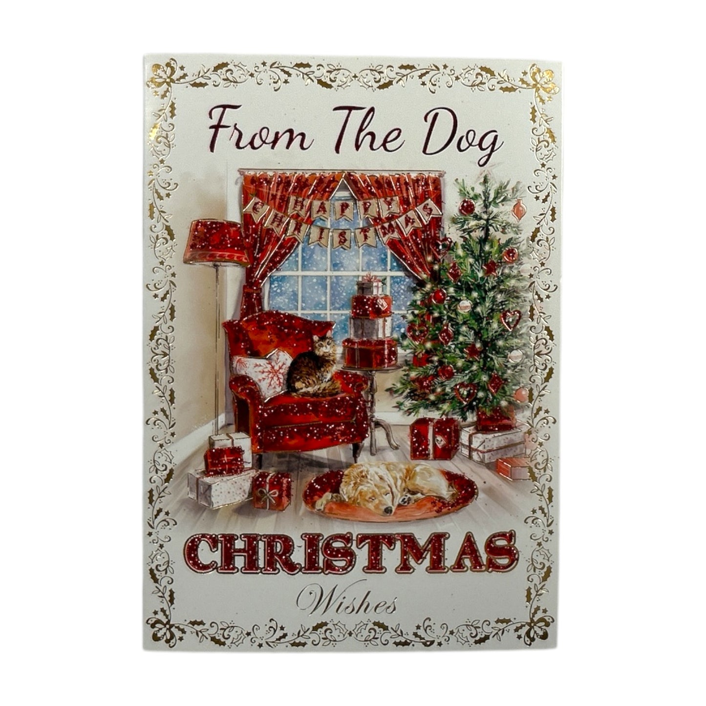 From The Dog Decorative Home Design Christmas Card