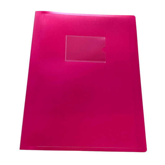 A4 Pink Flexible Cover 150 Pocket Display Book