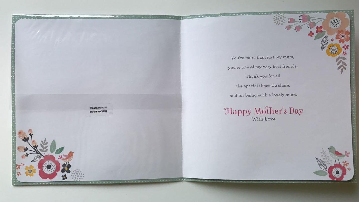 Special Mum From Daughter Beautiful Flowers Mother's Day Card